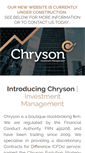 Mobile Screenshot of chryson.co.uk
