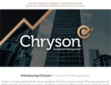 Tablet Screenshot of chryson.co.uk